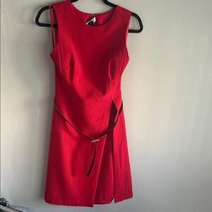 White House Black Market Vibrant Red Mini Dress